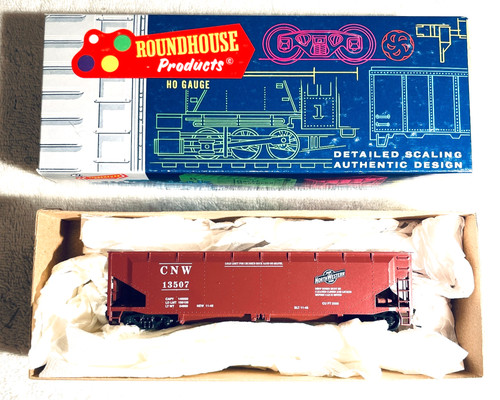 Tolva de lastre offset: C&NW Chicago #13507 (Roundhouse #7885, HO, montada) | Zustand: Used