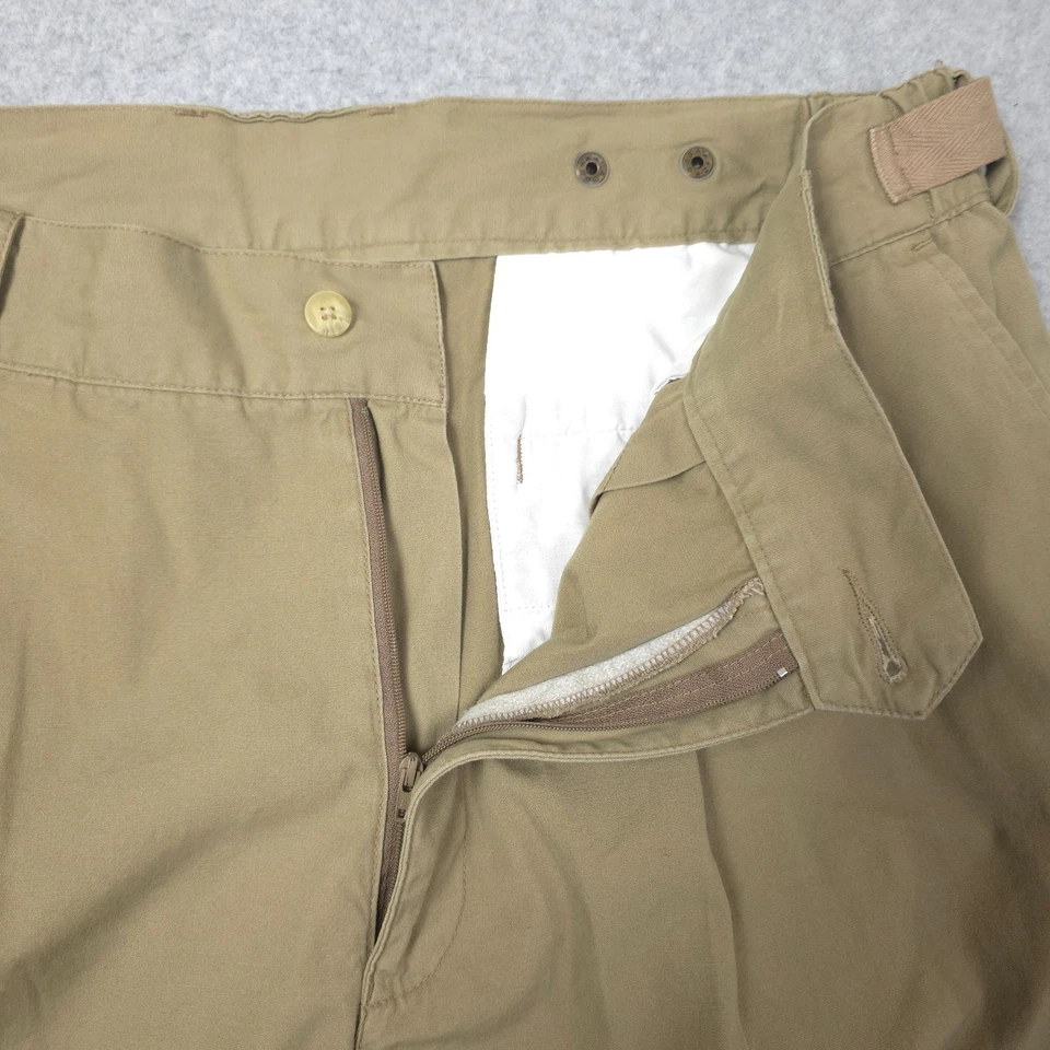 Vintage Orvis Shorts Mens 38 Cargo Fishing Field Utility Adjustable Waist Twill - Image 4 of 4