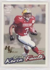 1999 Pacific Paramount Holo-Silver Missing Serial Number Kevin Faulk #141 0c6