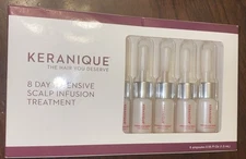 SEALED Keranique 8 Day Intensive Scalp Infusion Treatment .05 oz x 8          e6