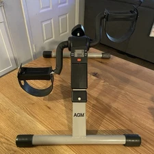 AGM Mini Pedal Exerciser Portable Folding Floor Exercise Bike Battery Operated