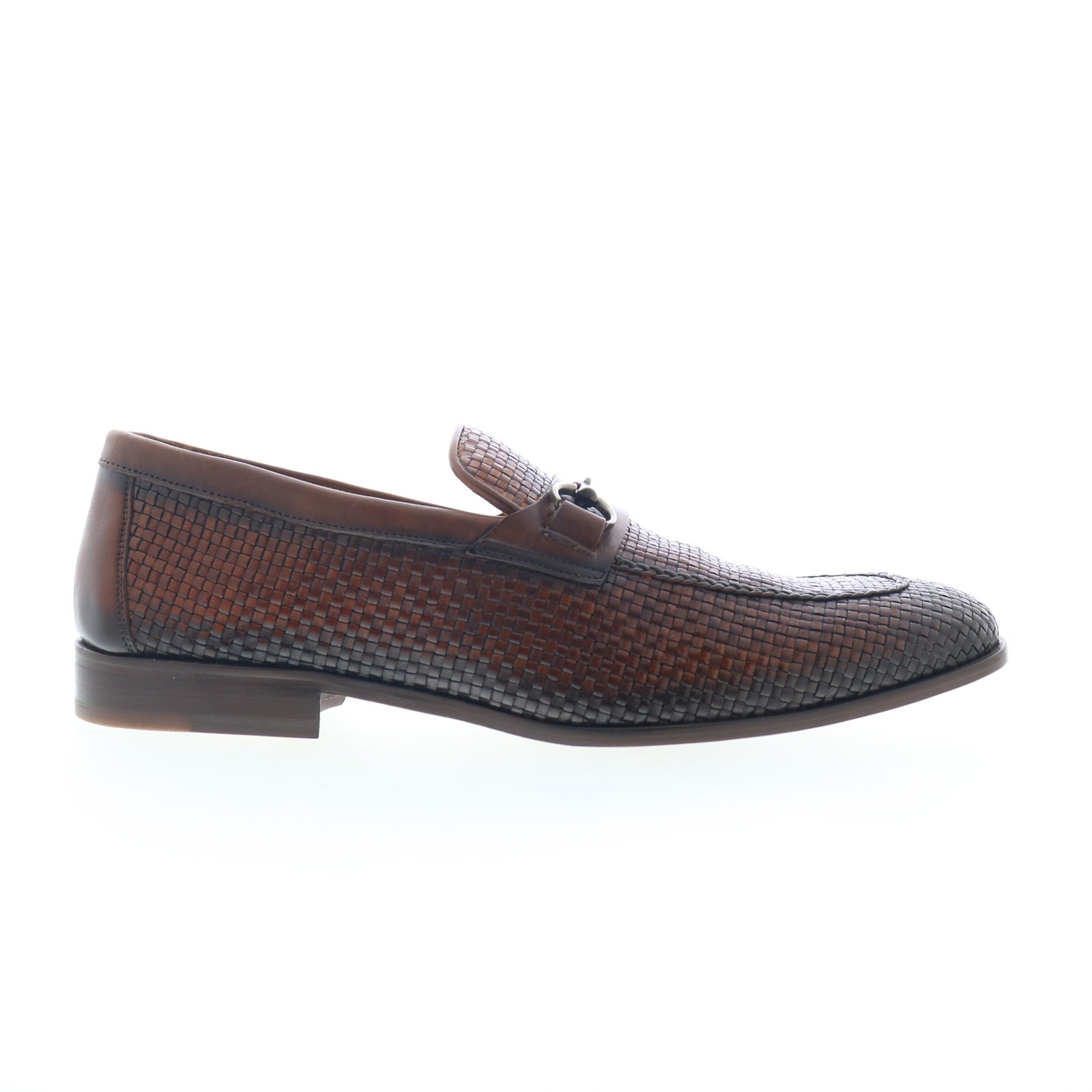 Mezlan Woven Leather Horsebit Loafers 9897 Mens Brown Loafers Casual Shoes 9 35090₽