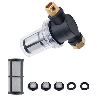 #ad Garden Inline Water Filter for Pressure Washer Hose Pump Protection $19.12
