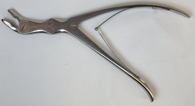 Codman 53-1126 Leksell Laminectomy Double Action Rongeur, Curved, 8mm