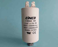 Air Conditioner Motor Run  Running Capacitors 25UF 400V 450VAC CBB60A