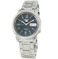 Seiko 5 Automatic SNK801 SNK801K1 Dark Green Dial Day Date Watch