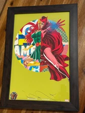 TRISTAN EATON Women of Marvel Action Series Print SIGNED 18x12 X-Men RARE 1 of 1