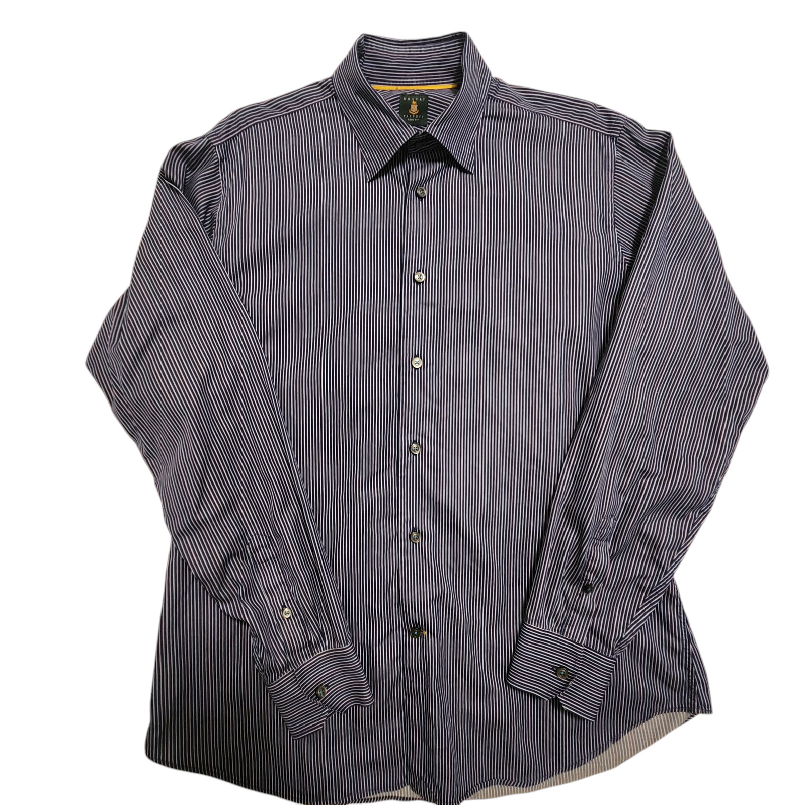 Robert Talbott Button-down Shirt Thin Stripes Hid… - image 2