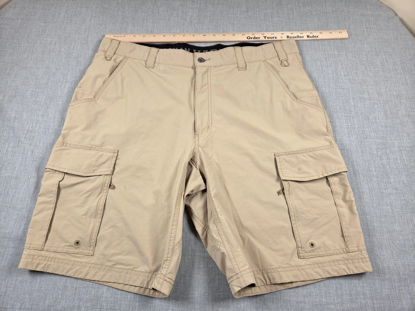 Alaskan Hardgear Cargo Shorts Mens 40 Tan Hiking Outdoor Tactical Utility Duluth