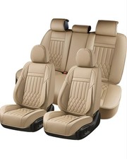 Universal 5-seater Waterproof Breathable Nappa Leather Car Seat Covers Full Set Universal 5-seater Waterproof Breathable Nappa Leather Car Seat Covers Full Set