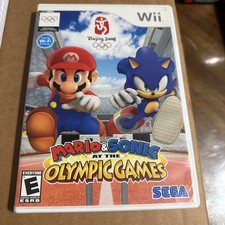 Mario & Sonic at the Olympic Games (Nintendo Wii) CIB 