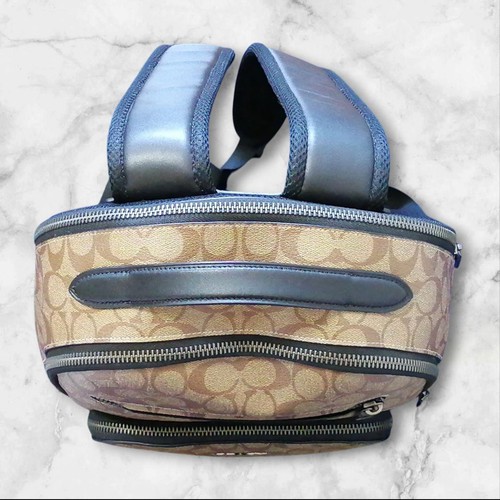 ✨Bon état✨ Sac à dos COACH signature unisexe modèle populaire - Photo 3/11