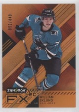 2021-22 Upper Deck Synergy FX Rookies Orange 52/449 William Eklund #FXR-WE 4z8