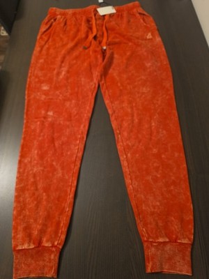 Kangol Embroidered Logo 3 Pocket Sweatpants XL Red Vintage Wash NWT