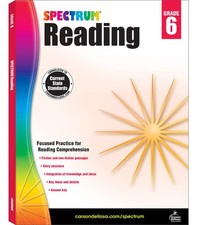 Spectrum Reading Comprehension Grade 6, Ages 11 to 12, 6th Grade Reading Com...
