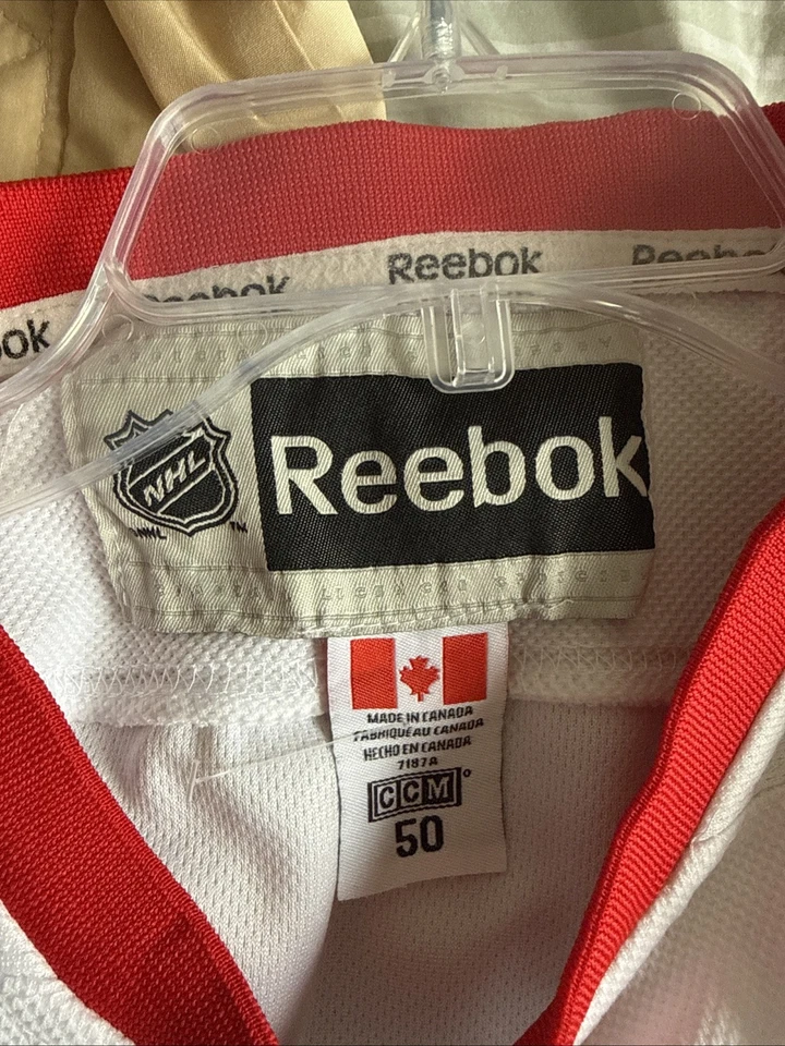 Camiseta deportiva clásica de invierno para hombre Reebok Montreal Canadiens 2016 talla 50 - blanca nueva sin etiquetas Foto 4 de 4