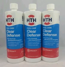 3 HTH Clear Defense Phosphate Remover 28 oz. Water Clarifier