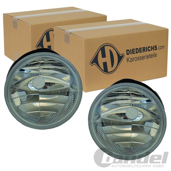 2X Diederichs Nebelscheinwerfer Links+Rechts Passend FüR Jeep Grand Cherokee III-image