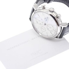 IWC PORTOFINO IW391007 42mm SS Silver Dial Automatic Chronograph Day-Date #C383