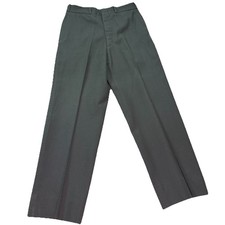 Vintage Military Pants Mens 30x28 Wool Serge Field Trousers Straight Leg USA