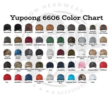 YP Classics Retro Trucker Hat 6606 Blank Cap Snapback Hat Yupoong 6-Panel