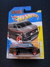 Hot Wheels 2011 New Models 39/50 A Team Van 1983 GMC Vandura 3500 Diecast Car