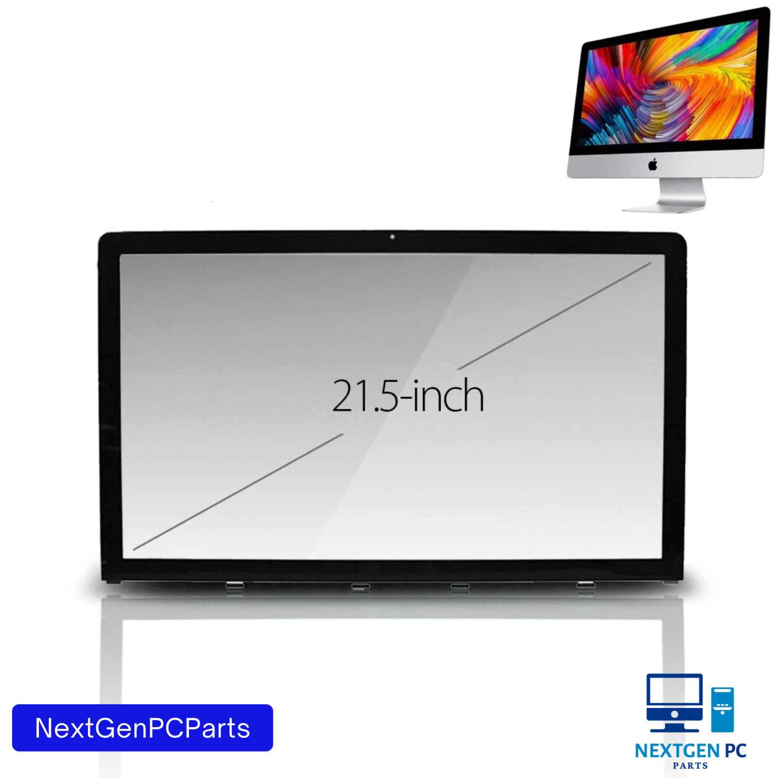 Apple iMac 21.5" A1311 2010 2011 Front Glass Panel 810-3936 – Grade A/B