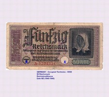DRITTES REICH  50 REICHSMARK  1940/45 ( F-VG ) ORIGINAL P 140(1)   16640##
