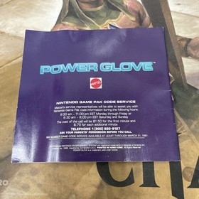 Power Glove Programing Manual - Authentic Nintendo NES Instruction Booklet