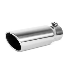 2.75 Inlet 3.5 Outlet Exhaust Tip 12 Overall Tail Pipe Stainless Steel Exhaus 2.75 Inlet 3.5 Outlet Exhaust Tip 12 Overall Tail Pipe Stainless Steel Exhaus