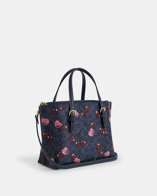 新品 COACH バッグ ショルダーバッグ CZ772 タンマルチ チェリー コーチ バッグ COACH アウトレット シグネチャー キャンバス チェリー