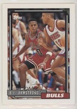 1992-93 Topps Team Set Chicago Bulls Separated from Sheet BJ Armstrong #CB-1 x1r