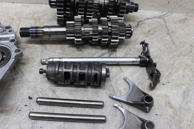 2007-2008 Kawasaki Ninja ZX6R Transmission Gears Shift Forks Drum