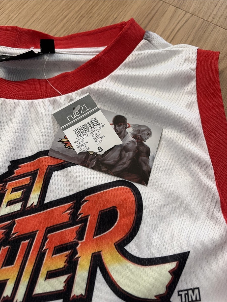 Capcom Rue 21 Street Fighter Ryu Jersey Tank top Small New With