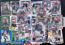 (140) CARD BASE LOT Rhamondre Stevenson New England Patriots NFL Football