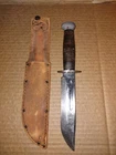 US Military WW2 Pal RN38 Fighting Knife With Leather Sheath