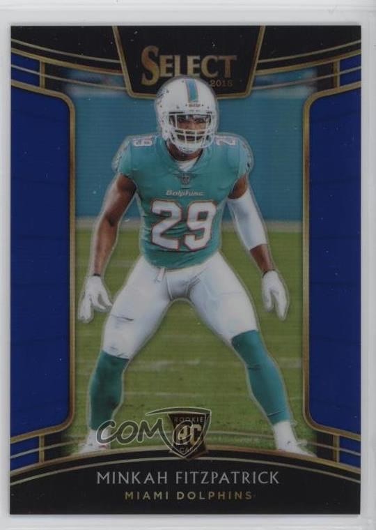 2018 Panini Select Concourse Blue Prizm /175 Minkah Fitzpatrick #51 13c1