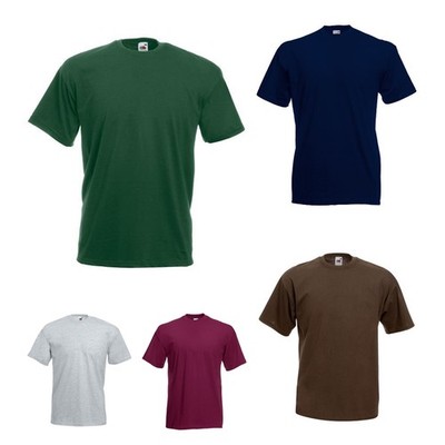 FRUIT OF THE LOOM Valueweight Herren T-Shirt viele Farben Cotton S-3XL 61-036 NE