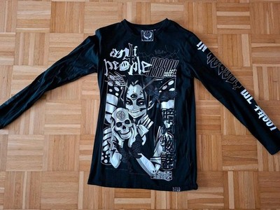 Killstar Anime Longsleeve Unisex Gr. XS schwarz Nu Gothic top Zustand