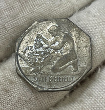 1917 German Notgeld 10 Pfennig Coin High Grade High Value