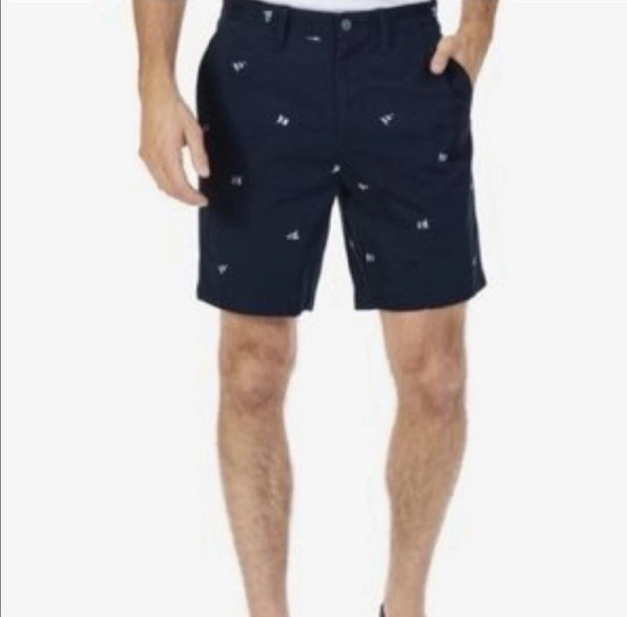 NWT Nautica Men’s Deck Shorts Navy Size 30