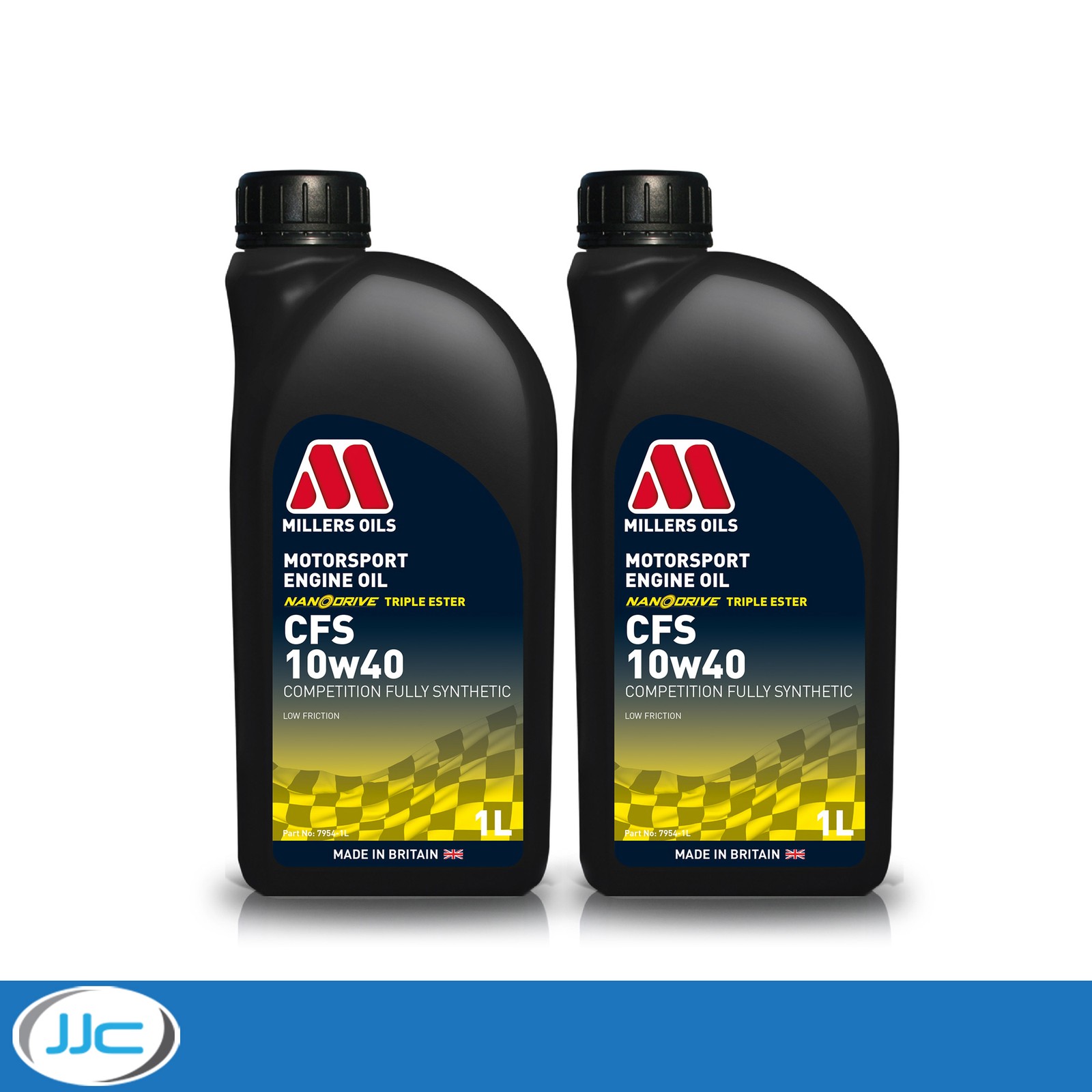 2 x 1 Litre - Millers Oils CFS Nanodrive 10W40 Synthetic Motorsport Engine Oil