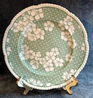 Royal Cauldon Aesthetic Green Transfer "Prunus" Luncheon Plate reissue of 1882 — photo 1