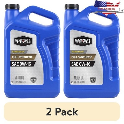 Full Synthetic Motor Oil 0W-16 SAE API SN  5QT Protects Engines