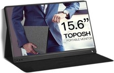 15.6-inch USB Type-C Full HD 1080p Portable Monitor for PS5 PS4 PS3 Xbox