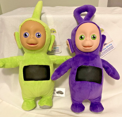 BRAND NEW LOYAL SUBJECTS TELETUBBY COLOR CHANGE TUMMY PLUSH TINKY WINKY & DIPSY