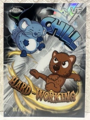 2026 Topps VeeFriends Balance Battles Chill Hard-Working 06/10 Black #BB-2 SSP
