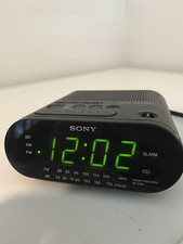 Sony ICF-C218 Dream Machine AM/FM Clock Radio Black Digital Alarm Tested Works