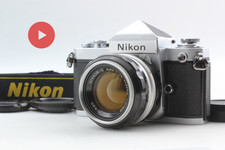   NEAR MINT  Nikon F2 Eye Level Silver Film Camera  50mm f/1.4 Lens From JAPAN