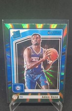 2024-25 Panini Donruss - Rated Rookie Adem Bona #205 Holo Green Laser (RC)